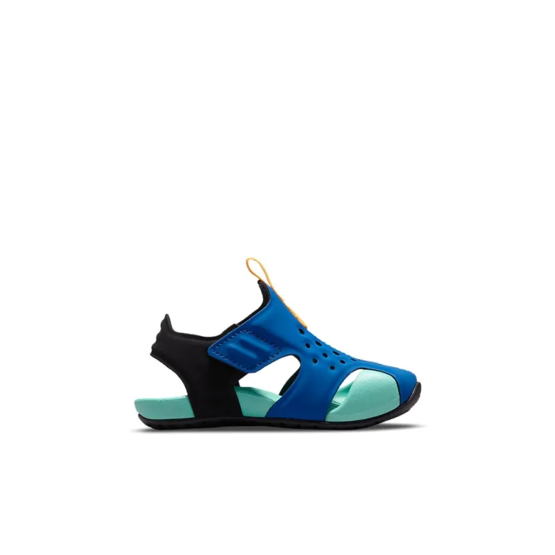 Nike Sunray Protect 2 BT Breathable Low Top Toddler Shoes Blue Red Green Mismatched Infant And Toddler-1
