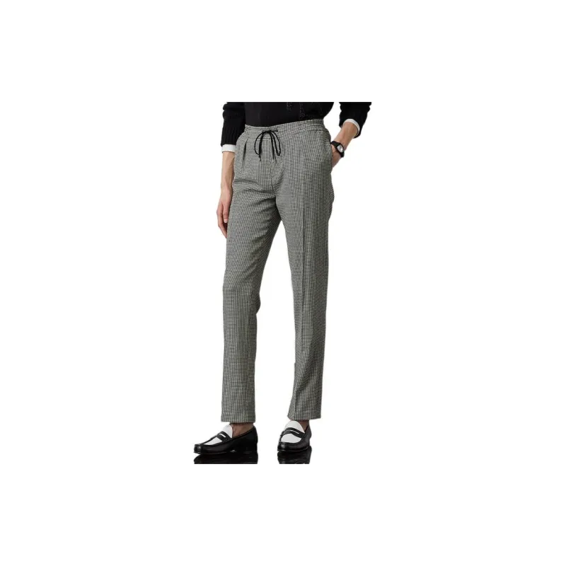 Ralph Lauren Collection FW22 Knitted Sweatpants Women's Black White-1