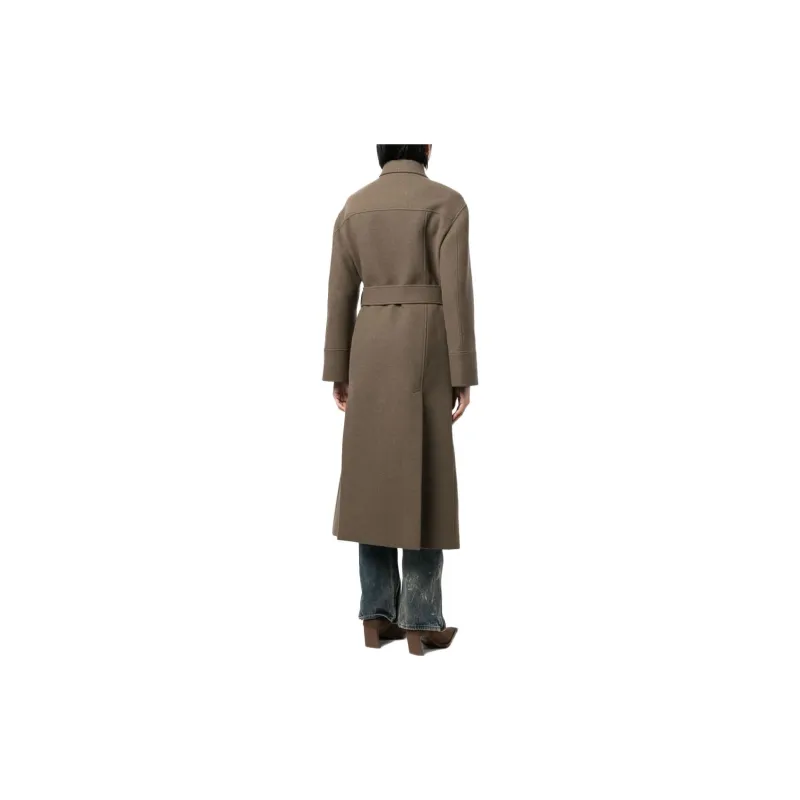 Blumarine Coats Women's Brown-2