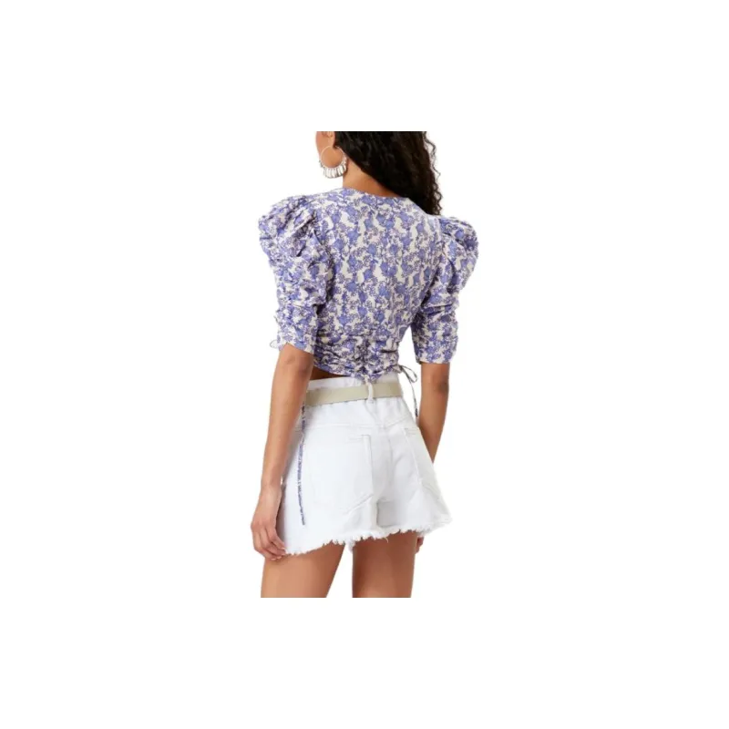 ISABEL MARANT Galore Floral-print Cotton Top-2