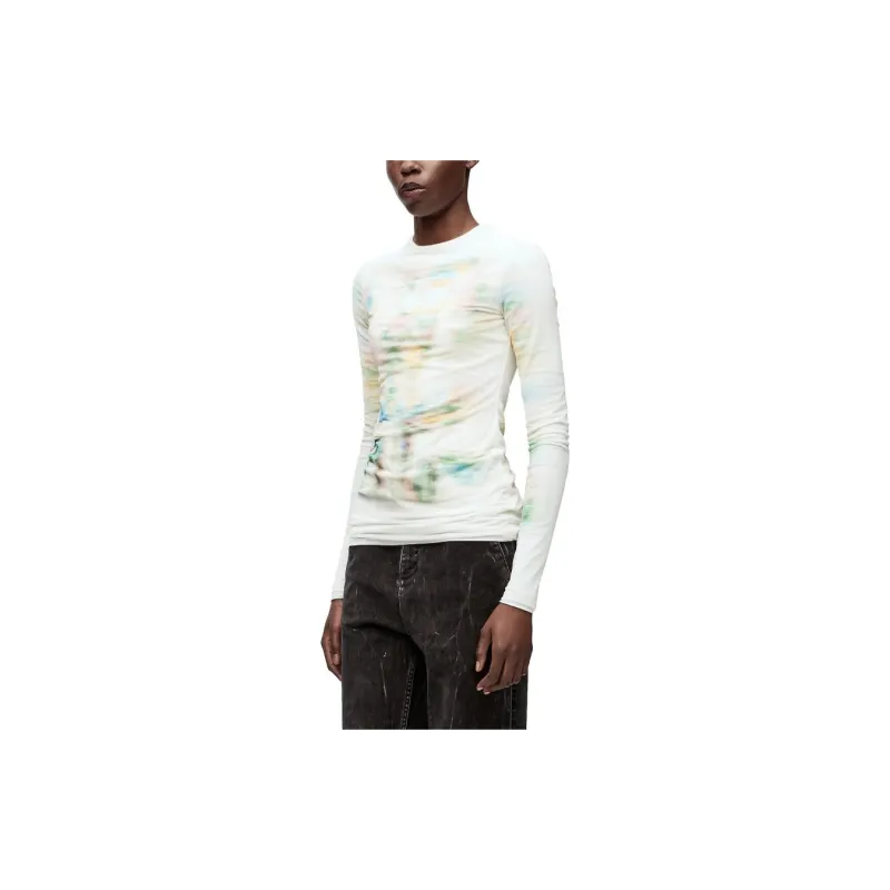 LOEWE Blurred Printed Long Sleeved Top-2