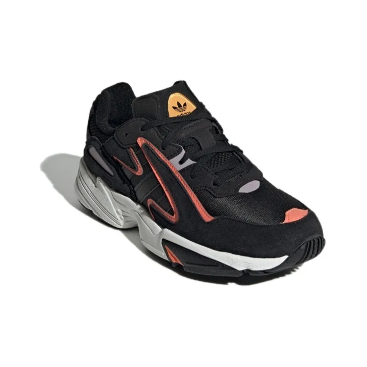 Adidas Originals Yung 96 Yung 96 Chasm J Low Top Sports Casual Shoes Black Teenagers-2