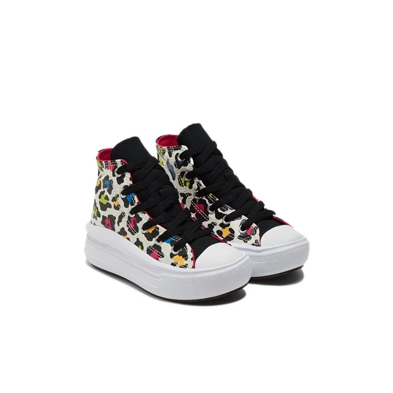 Converse Chuck Taylor All Star Color Move High Top Canvas Shoes Black Multicolor Children Aged 3 7 Years Old-2