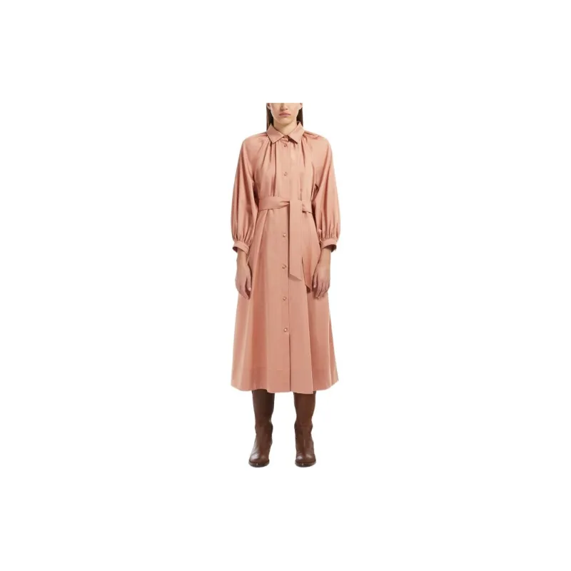 MaxMara Long Sleeved Dress Women's Pink-2