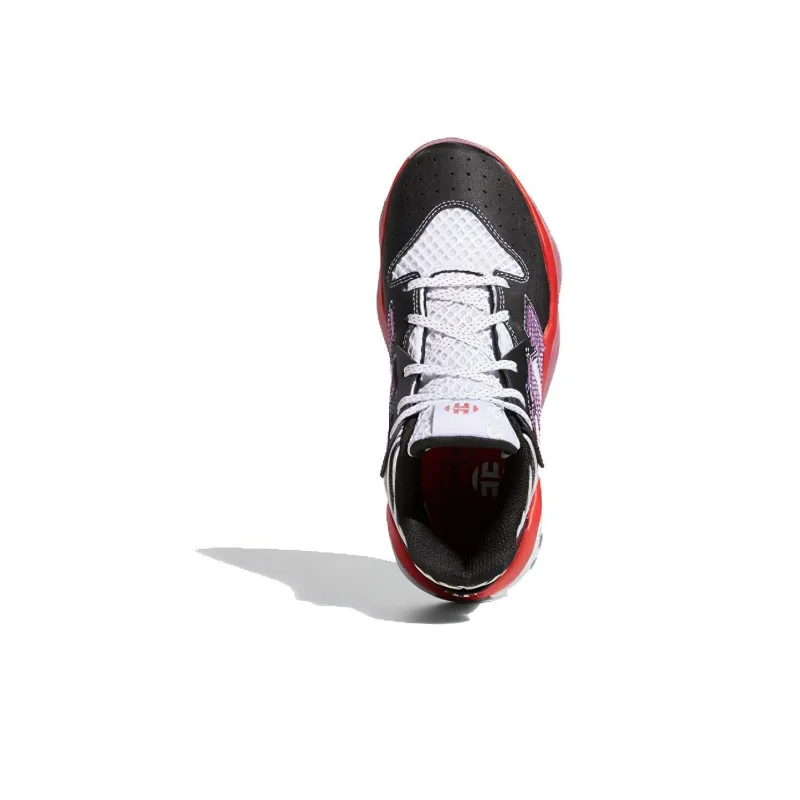 Adidas Harden Stepback 1 Low Top Basketball Shoes Black Purple Red Teenagers-3
