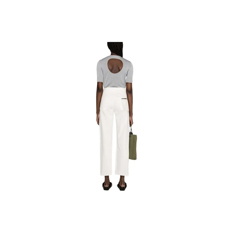 JIL SANDER Straight leg Jeans-3