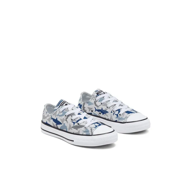 Converse Low Top Kids Canvas Shoes White Children Aged 3 7 Years Old-2