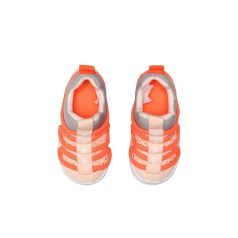 Nike Novice BR Lightweight Low Top Toddler Shoes Gray Orange Infant And Toddler-2