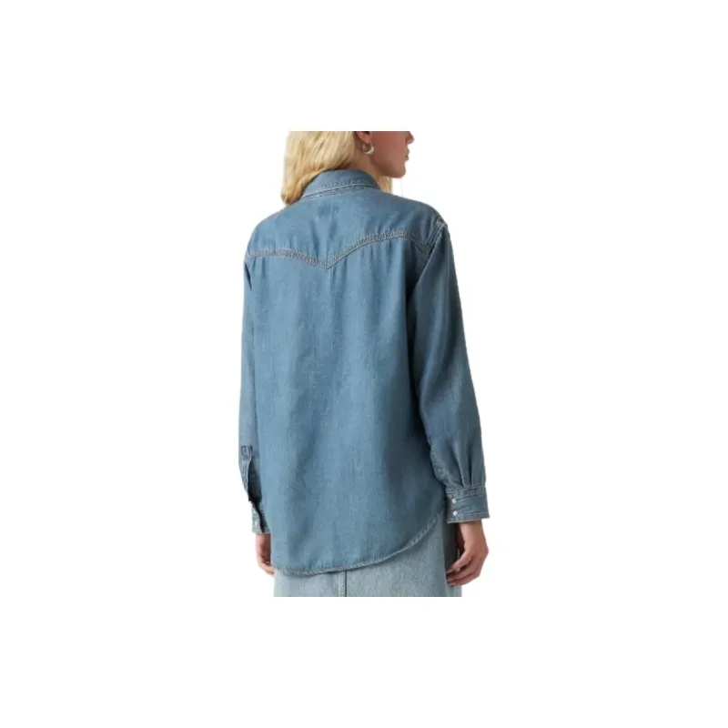 Levis Shirts Women's Blue-6