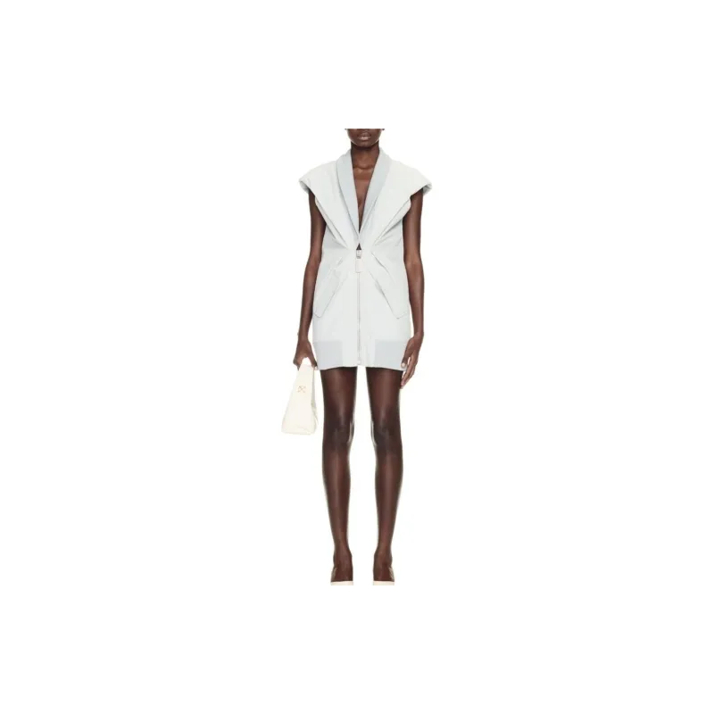 OFF WHITE Co S/S Sleeveless Padded Minidress-1