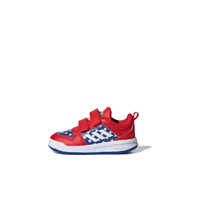 Adidas Neo Tensaur Abrasion Resistant Low Top Toddler Shoes Red Blue Infant And Toddler-0