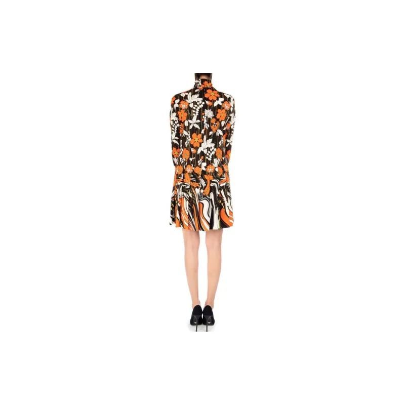 PRADA Long-Sleeved Dresses Women's Multicolor-2