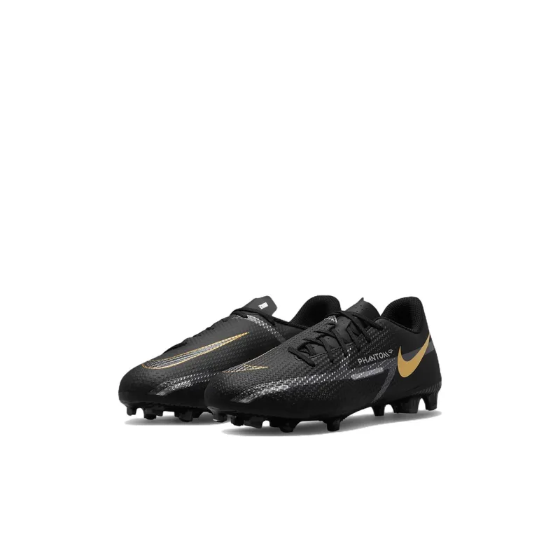 Nike Phantom GT Slip-Resistant Cushioning Wear-Resistant Low-Top Kids' Soccer Shoes Black Kids'-2