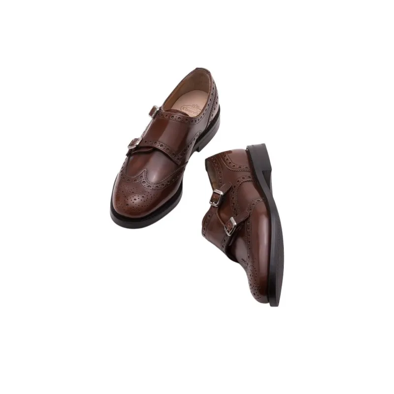 CHURCH'S Lana Dress Shoes Women's Red Brown-4
