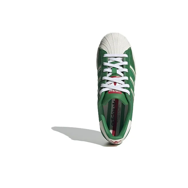 Adidas Originals Anti Slip Wear Resistant Low Top Kids' Skateboarding Shoes Green Teenagers-4