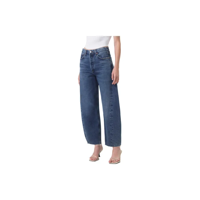 AGOLDE Luna High-Waisted Straight-Leg Jeans-2