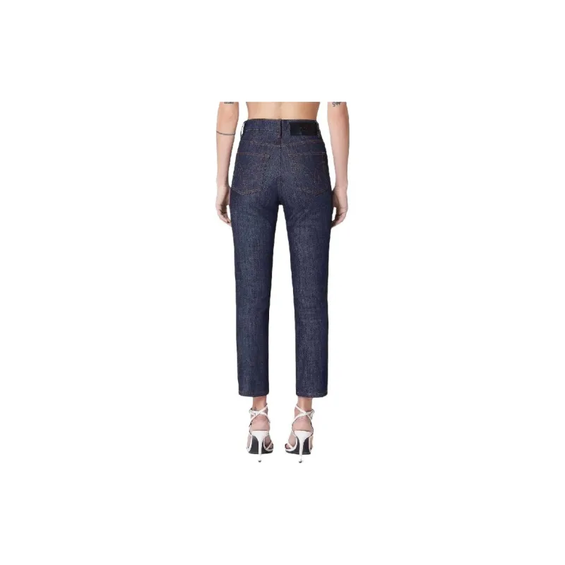 AMIPARIS Paris High Waist Cropped Slim Cut Jeans-3