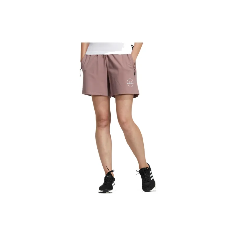 Adidas Casual Shorts Women's Red-1