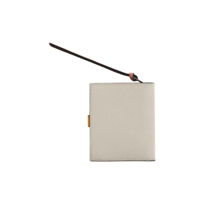 LOEWE Grained Calfskin Wallet Women's Light Oat With Honey-2