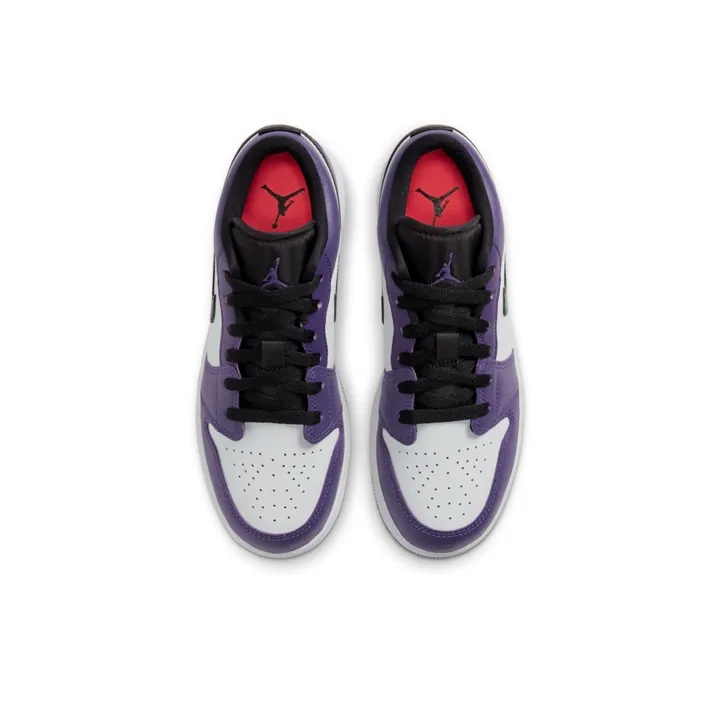 Jordan 1 Low Court Purple White GS-3