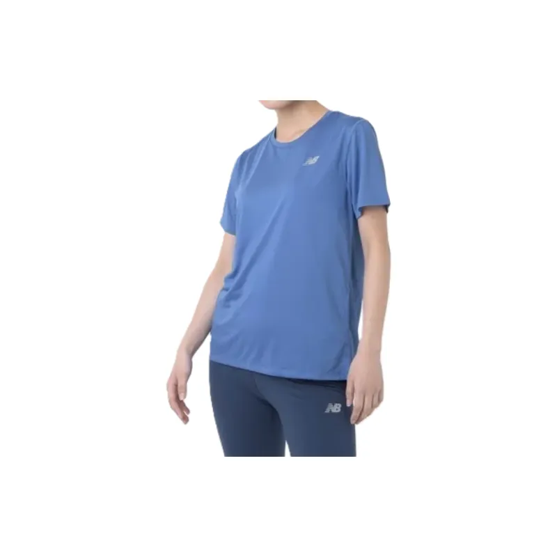 New Balance T Shirt Women's Blue Agate-2