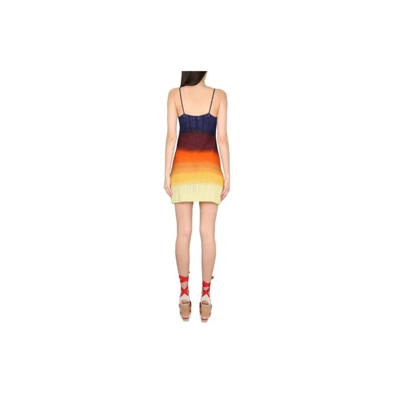 ETRO Spaghetti Strap Knitted Mini Dress-2