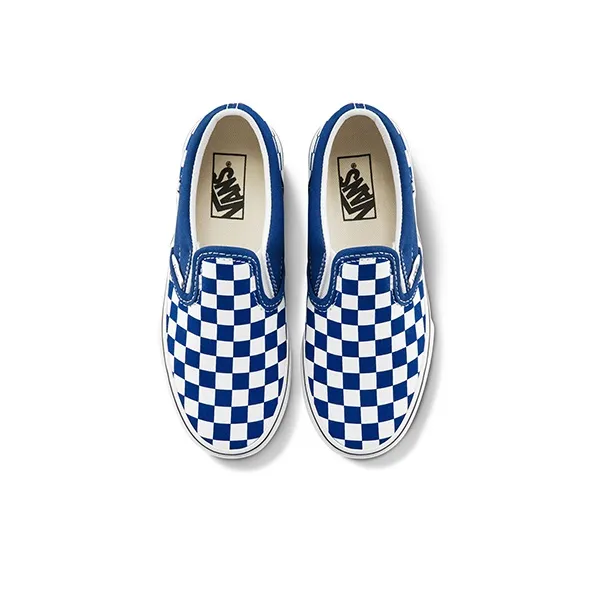 Vans Classic Slip-On Kids 'Checkerboard - Surf The Web'-2