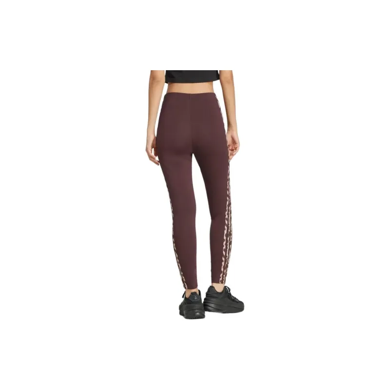 Adidas Free Shipping With AdiClub Essentials 3-Stripes Animal Print Leggings-3