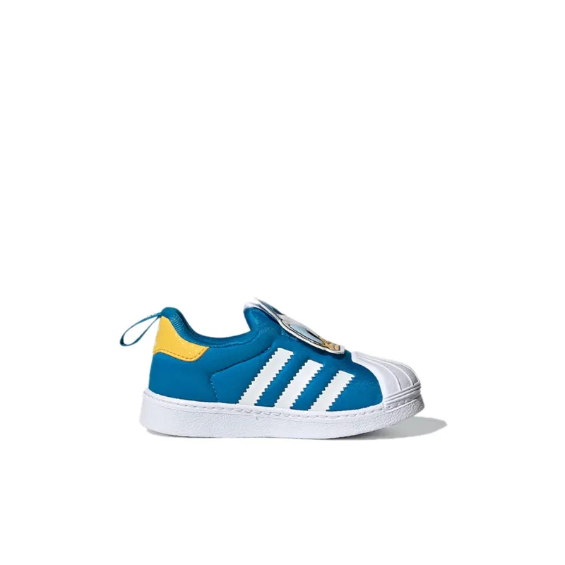 Disney x Adidas Originals 360 Abrasion Resistant Low Top Kids' Skateboarding Shoes Blue Children Aged 3 7 Years Old-1