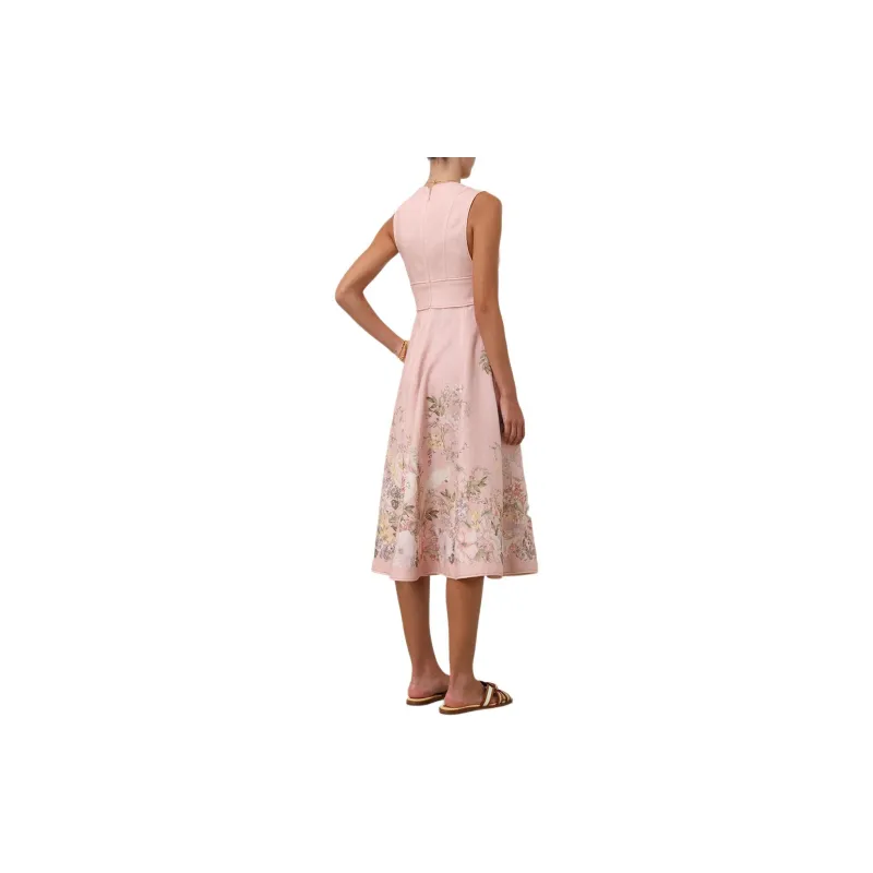 Zimmermann Waverly Plunge Midi Dress-2
