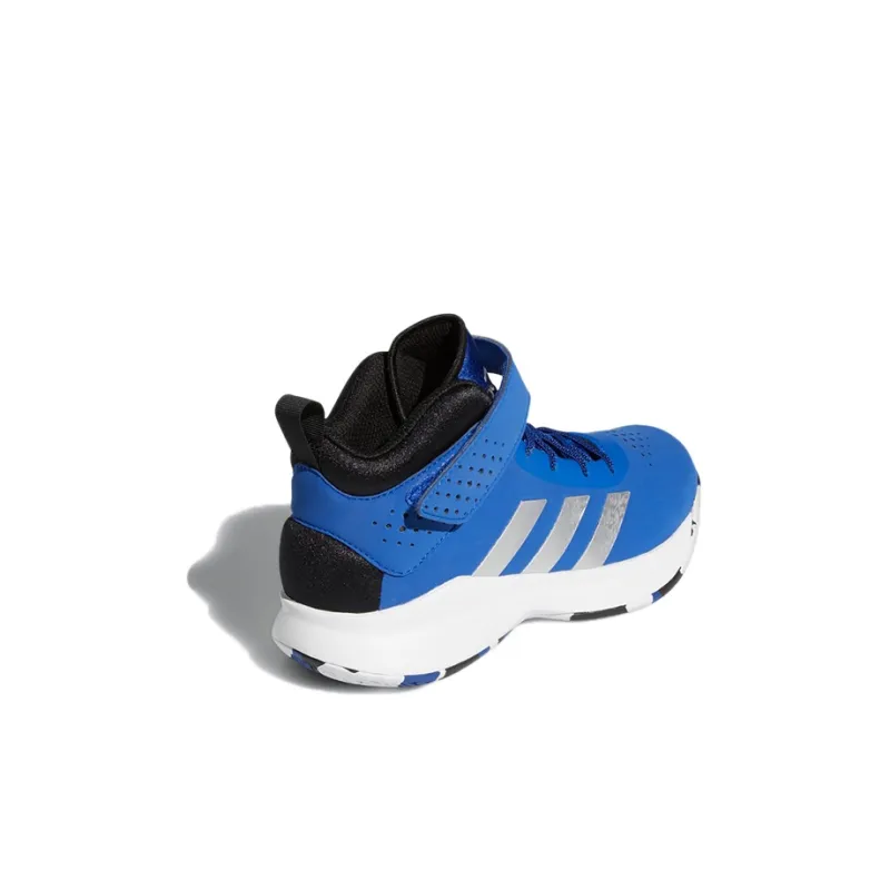 Adidas Cross Em Up 5 Anti Slip Wear Resistant Low Top Children's Basketball Shoes Kids'-3