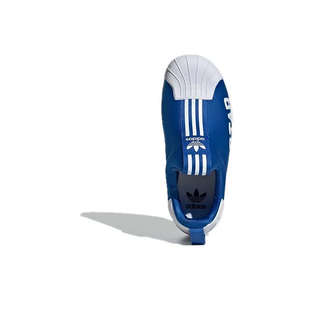 Adidas Originals 360 X C Breathable Low Top Kids' Skateboarding Shoes Blue Children Aged 3 7 Years Old-4