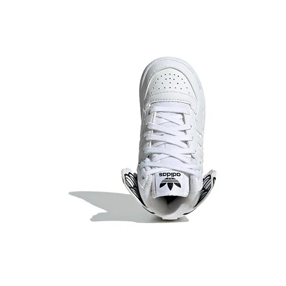 Adidas JS Wings 4.0 White Black Infant-4