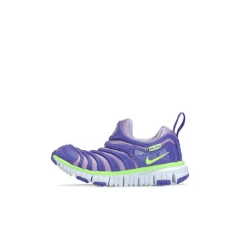 Nike Dynamo Free Slip Resistant Cushioning Kids Lifestyle Shoes Purple White Children Aged 3 7 Years Old