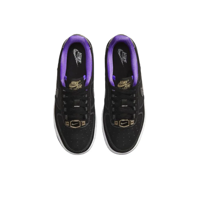 Nike Air Force 1 Low '07 LV8 World Champ Black Purple GS-3