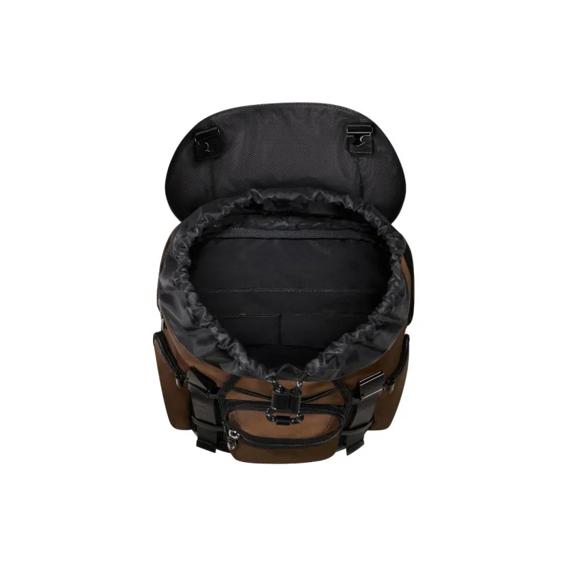 SAMSONITE Polyester Backpack Men's Brown-3