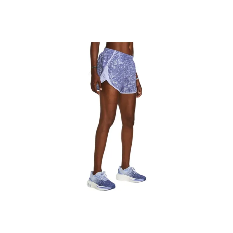Under Armour Fly-By Printed 3' Shorts Casual Shorts Women's Purple-3