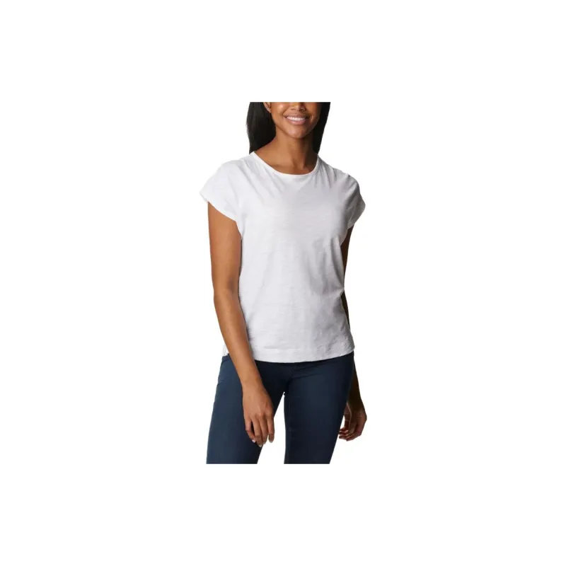 Columbia Tech Trail T-Shirts Women's Bright White-1