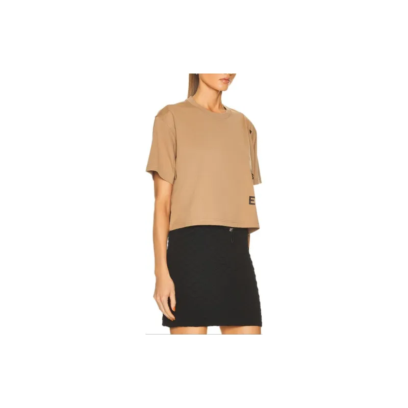 Burberry FW22 Crop Top Women's Beige-4