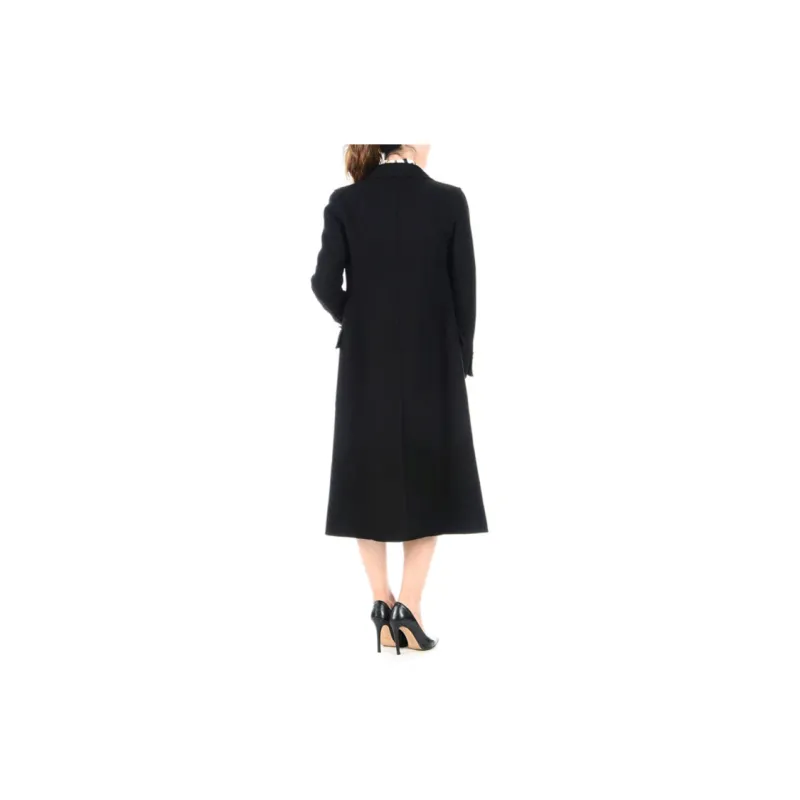 Burberry Velvet Jackets Women's Black-5