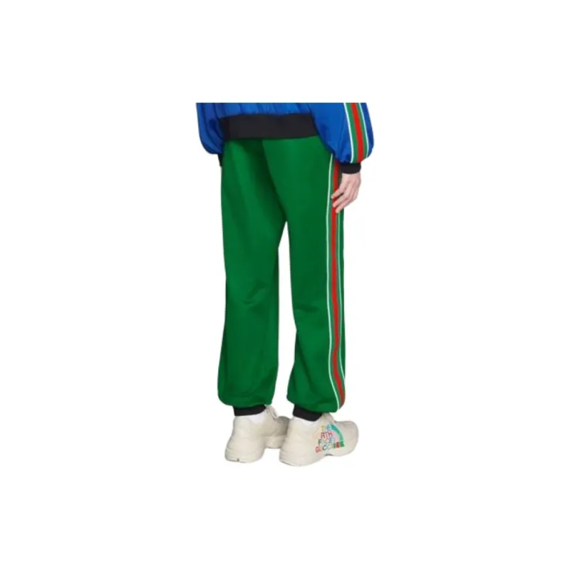 GUCCI X The North Face Cotton Jogging Pants Green-2