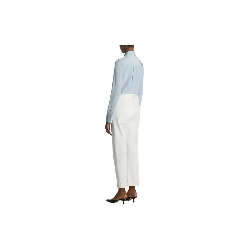 St. John Long-sleeve Silk Shirt-2