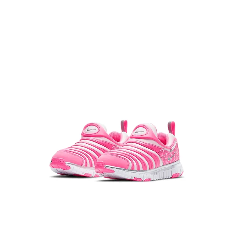 Nike Dynamo Free Low Top Sports Casual Shoes Pink White Children Aged 3 7 Years Old-2