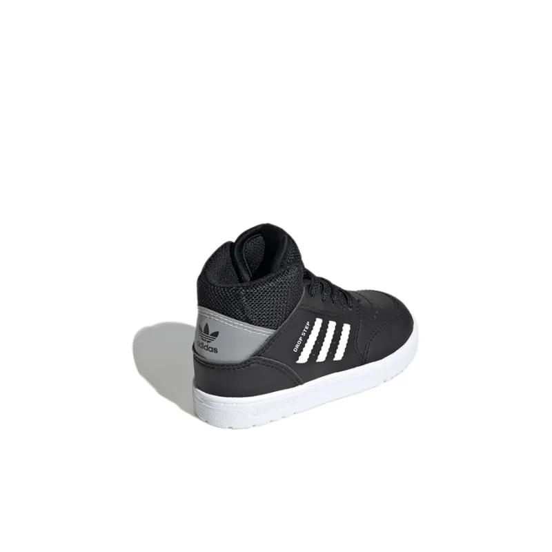 Adidas Originals 360 I Abrasion Resistant Mid Top Toddler Shoes Black White Infant And Toddler-3