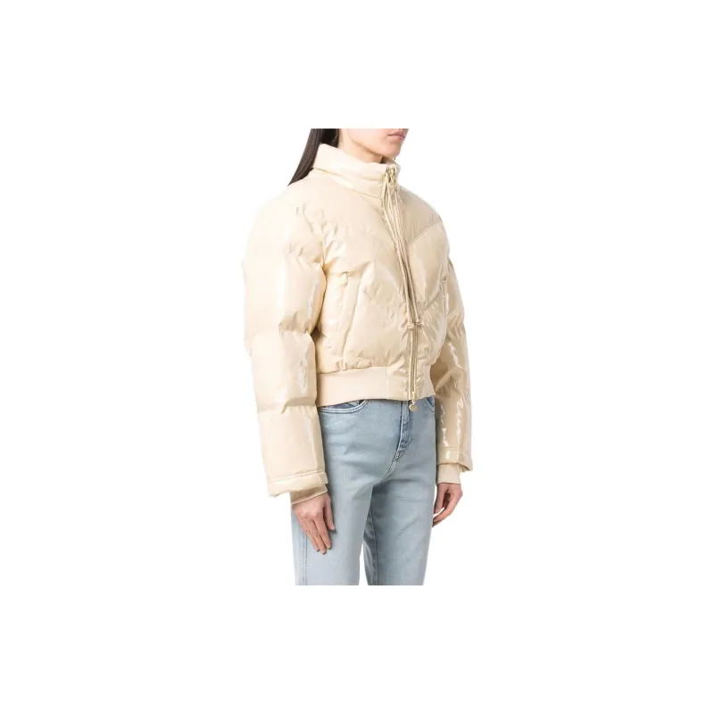 DIESEL Down Jacket Women's Ecru-2