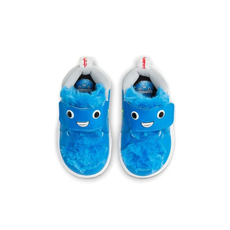 Nike Team Hustle D 9 Lil Slip Resistant Cushioning Abrasion Resistant Breathable Low Top Toddler Shoes Blue White Baby-3