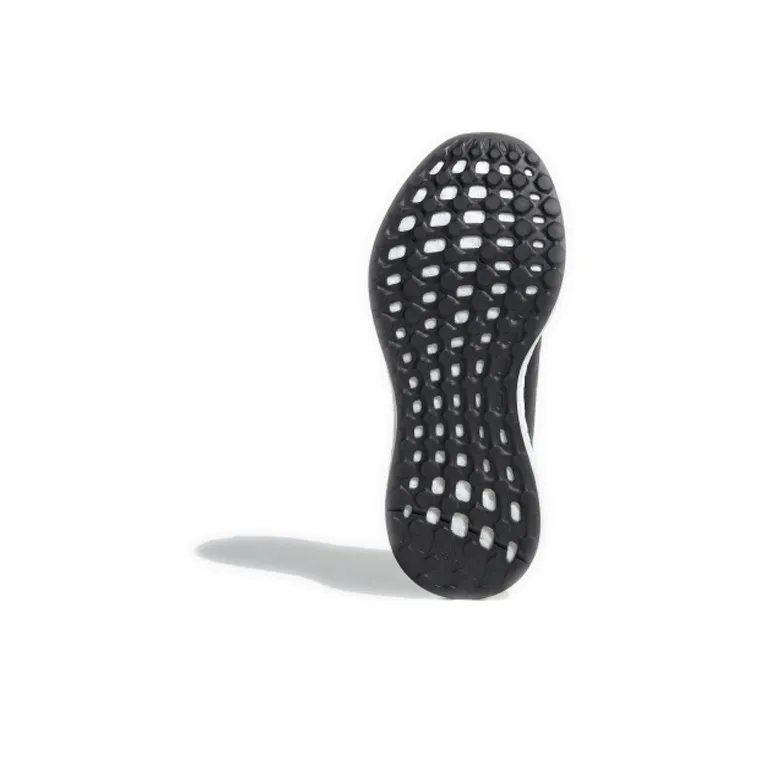 Adidas Lux J Shock Absorbers Low Top Kids' Running Shoes Black White Teenagers-4