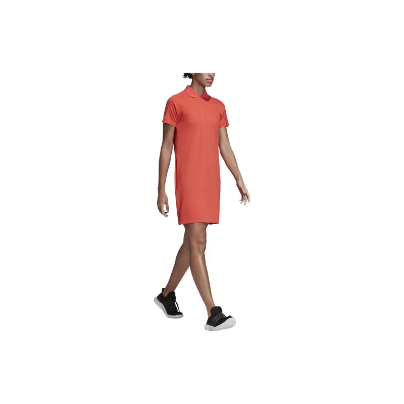 Adidas Short-Sleeved Dresses Women's Orange-3