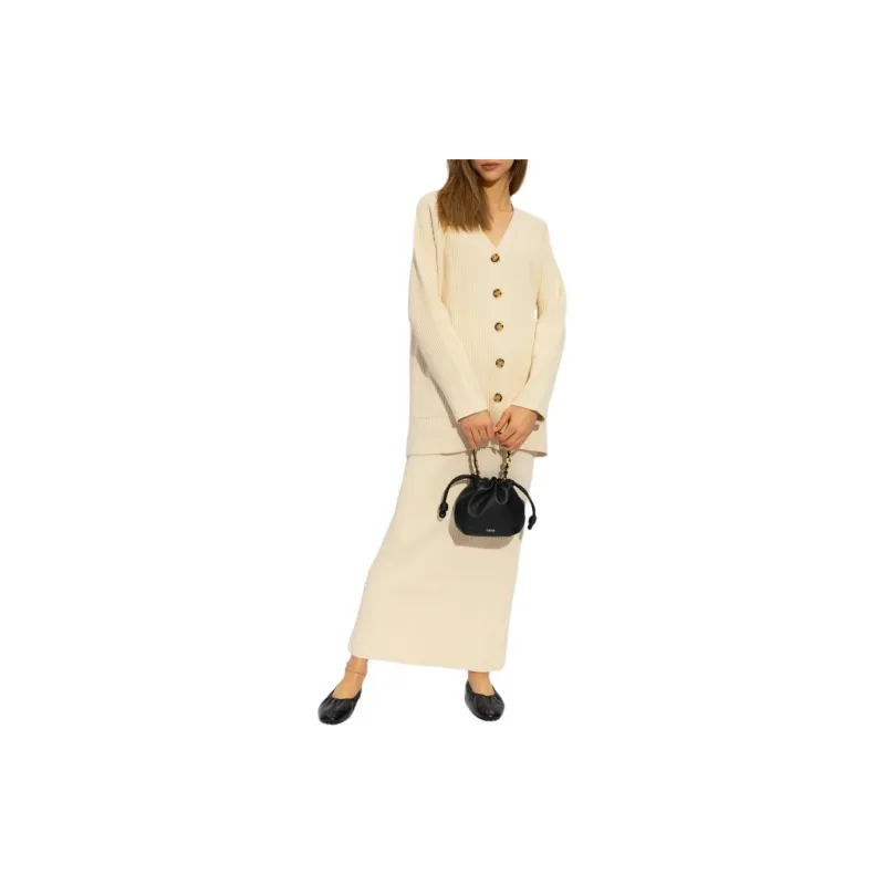 TOTEME Casual Long Skirts Women's White-1