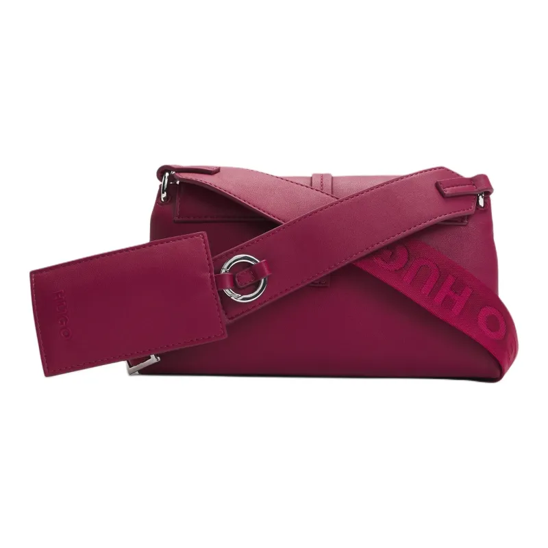 HUGO BOSS Artificial Leather Crossbody Bag Shoulder Bag Women's Deep Red-1